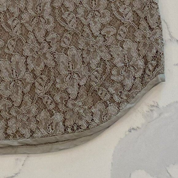 Aritizia Wilfred - Lace Textured, Sage/Grey, Racerback, Sleeveleess Tank, Size S - Picture 6 of 7